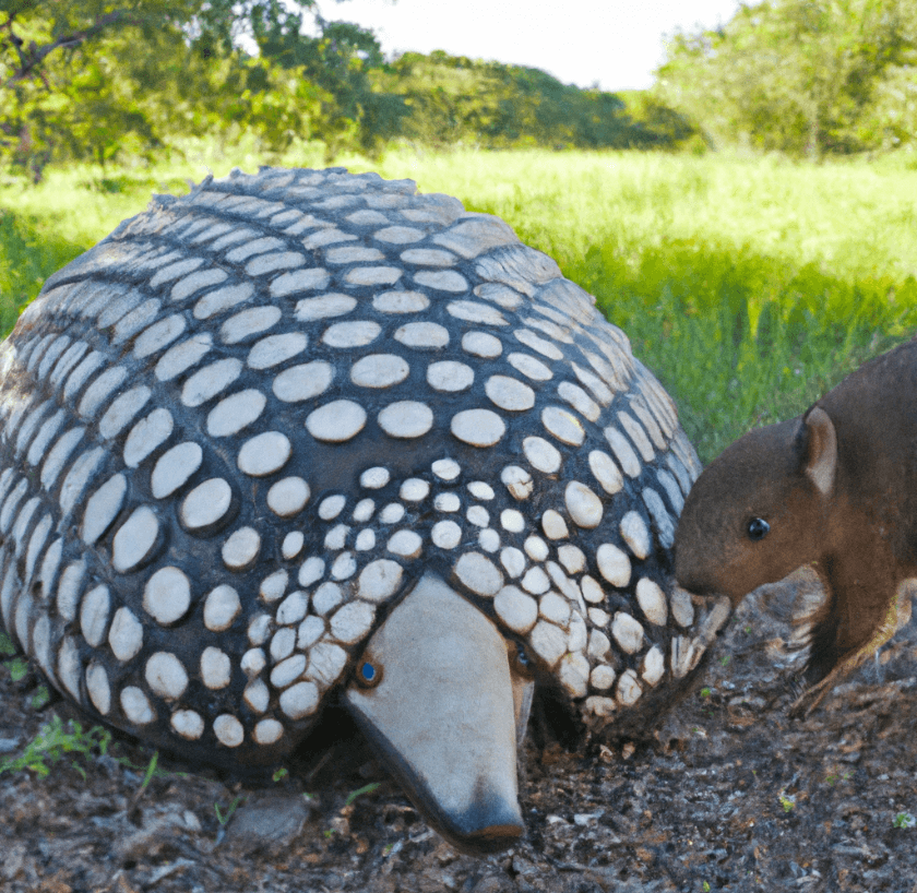 Are armadillos dangerous to dogs