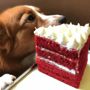 Can dogs have red velvet cake