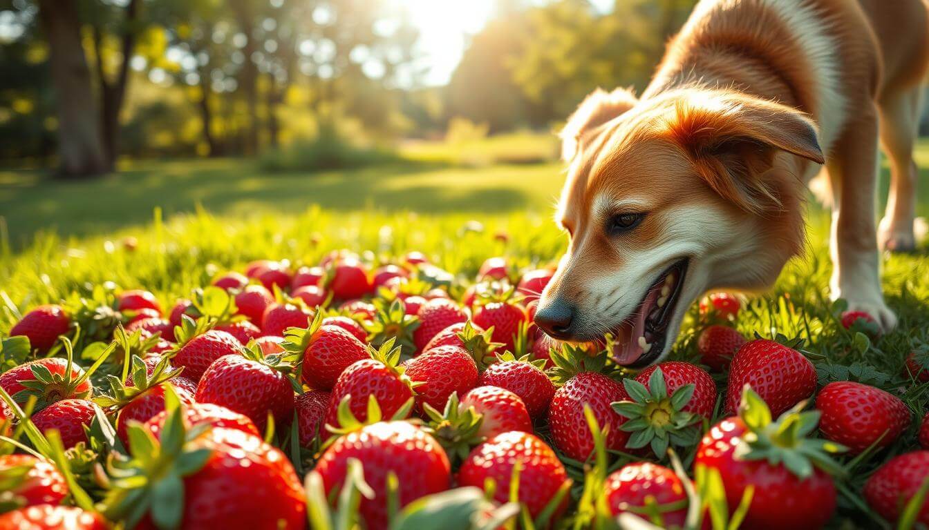 Read more about the article Can Dogs Eat Strawberry Tops | Safe Feeding Guide